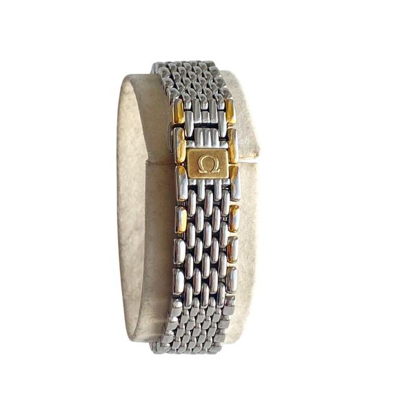 Omega Two-Tone Women's Square Face Watch - Picture 2 of 16